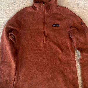 Patagonia Better Sweater Zip Up in Burnt Orange